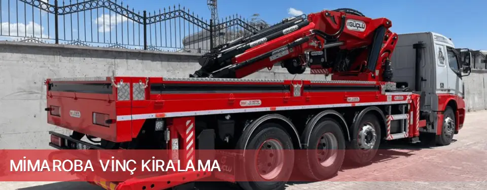 Mimaroba İlçemi Vinç Kiralama